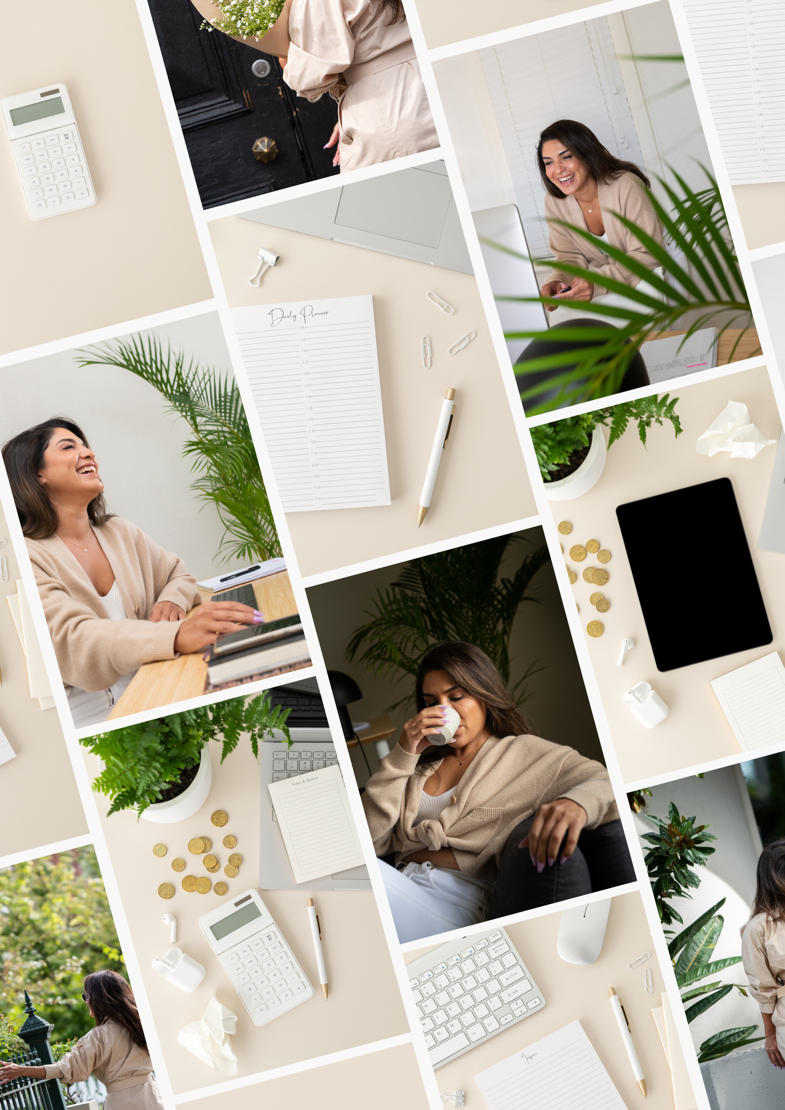 Work From Home Collection ELIZA STOCK Feminine Styled Stock Photos