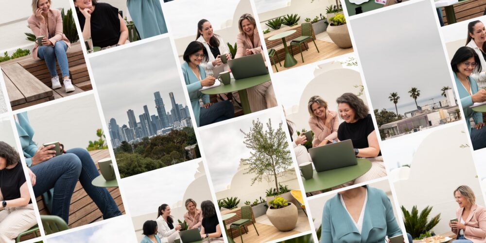 Outdoor, Coworking, Stock, Images, Photos, Pictures, Australia, Australian, Women, Working, Together, Team